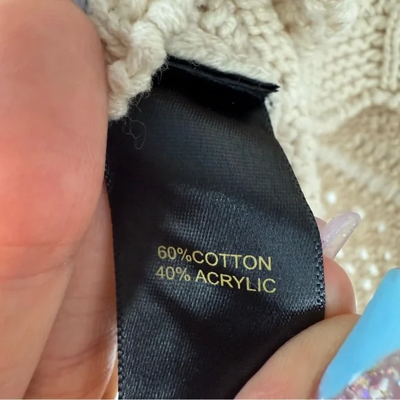 House of Harlow 1960 Cream Knit Skirt Set size L - Picture 7 of 11